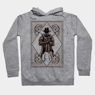 Vintage Skull Cowboy #8 Hoodie